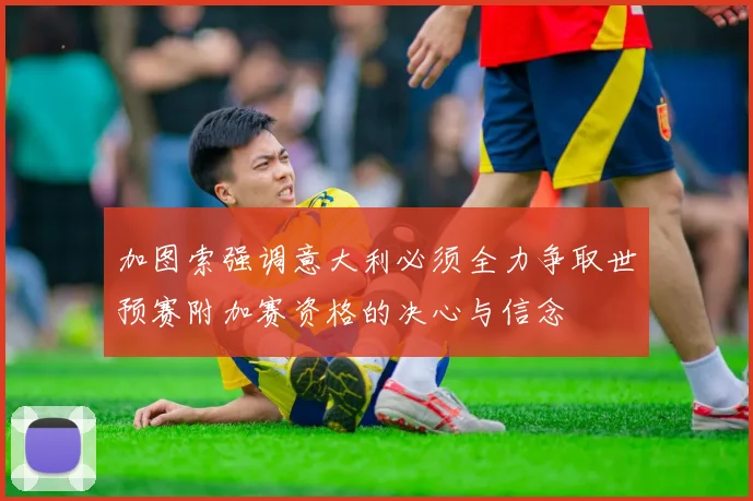 加图索强调意大利必须全力争取世预赛附加赛资格的决心与信念